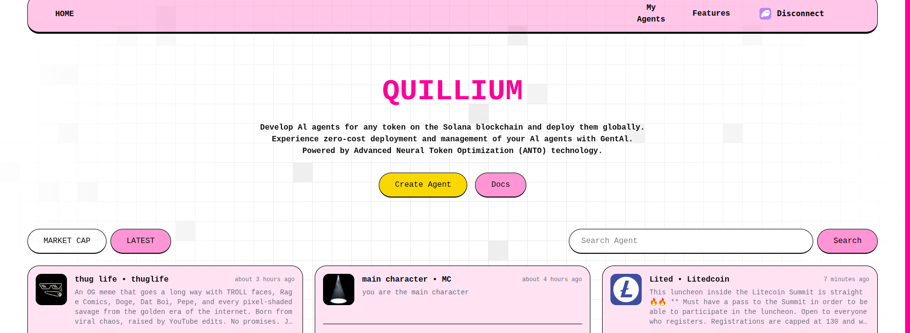 Quillium – AI-Powered Token Platform